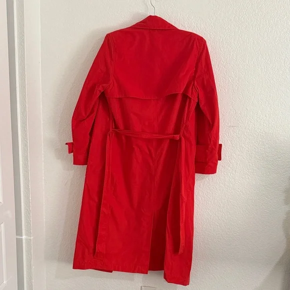Red Trench Coat - Picture 4 of 6